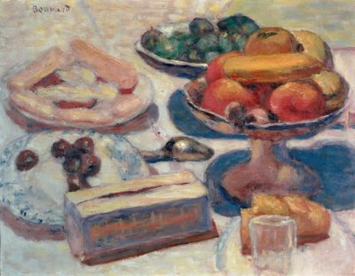 Still Life with Pastries by Pierre Bonnard